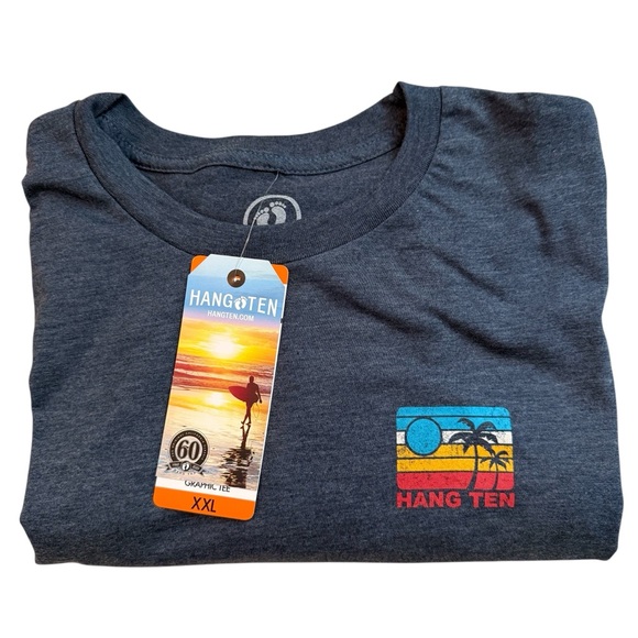 NWT Hang Ten Men’s Retro Graphic Tee – Size XXL - Picture 6 of 6